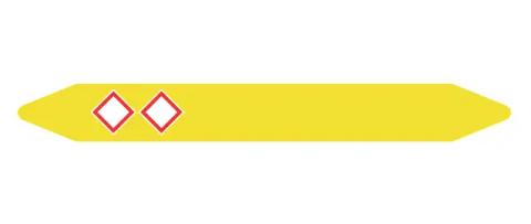 Brother LTZ16052FPIC self-adhesive label Yellow 130 pc(s)