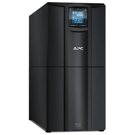 APC Smart-UPS C, Line Interactive, 3kVA, Tower, 230V, 8x IEC C13+1x IEC C19 outlets, USB and Serial communication, AVR, Graphic LCD