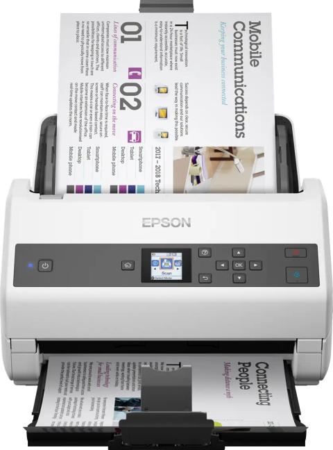 Epson WorkForce DS-870 Sheet-fed scanner 600 x 600 DPI A4 Grey, White