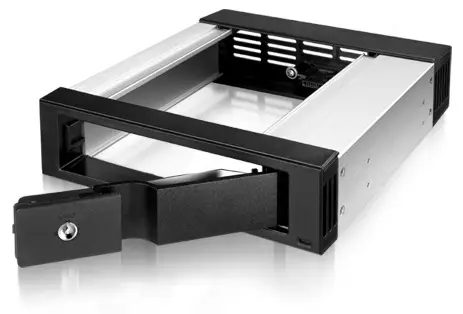 ICY BOX IB-158SSK-B 13.3 cm (5.25") Carrier panel Black