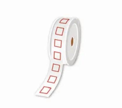 Brother LTZ12100FGHS self-adhesive label Square White, Red