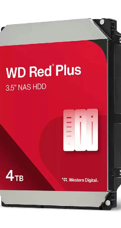 Western Digital Red Plus WD40EFZZ internal hard drive 4 TB 5400 RPM 128 MB 3.5" Serial ATA III