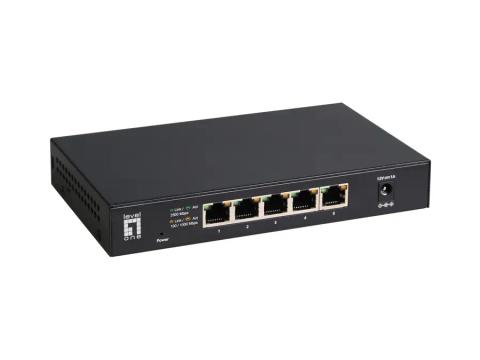LevelOne 5-Port Unmanaged 2.5-Gigabit Ethernet Switch