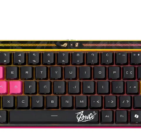 ASUS ROG Falchion Ace HFX ZywOo Edition keyboard Gaming USB QWERTY US International Black