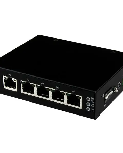 StarTech.com 5 Port Unmanaged Industrial Gigabit Ethernet Switch - DIN Rail / Wall-Mountable