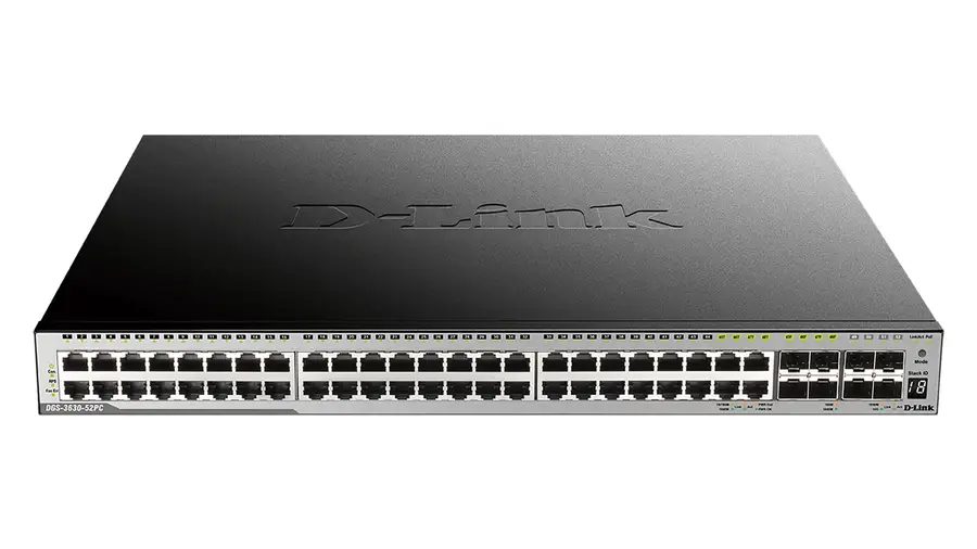 D-Link DGS-3630-52TC/SI/E network switch Managed L3 Gigabit Ethernet (10/100/1000) 1U Black
