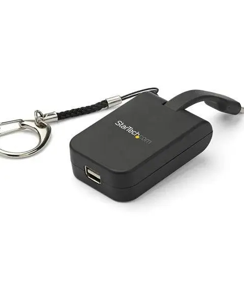 StarTech.com Compact USB C to Mini DisplayPort Adapter - 8K 60Hz/4K USB-C to mDP 1.4 Video Converter w/Keychain Ring - USB Type-C DP Alt Mode (HBR3 HDR DSC) to mDP Monitor - TB3 Compatible