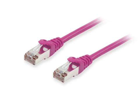 Equip Cat.6A S/FTP Patch Cable, Purple, 10m