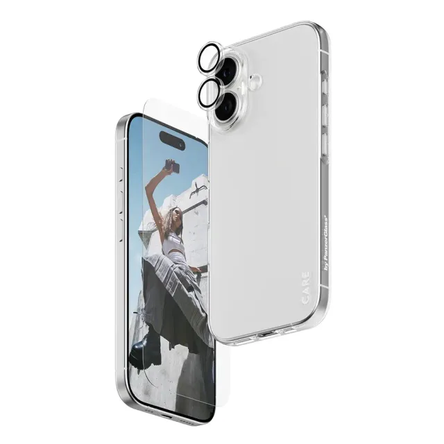 PanzerGlass SAFE. | CARE™ by ® 3-in-1 Combo Bundle iPhone 17 Clear screen protector Apple 1 pc(s)