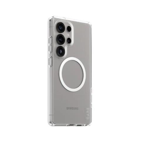 PanzerGlass CARE™ by ® Urban Combat Case Transparent w. White Qi Compatible Samsung Galaxy S25 Ultra