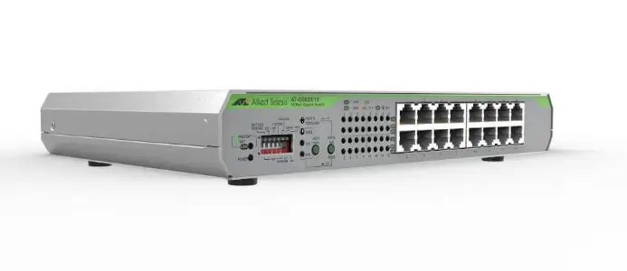 Allied Telesis AT-GS920/16-50 Unmanaged Gigabit Ethernet (10/100/1000) Grey