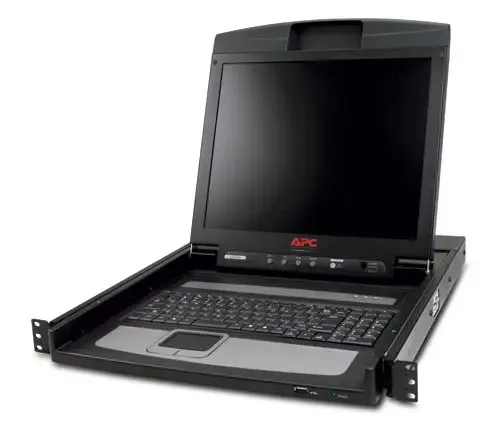 APC AP5717F rack console 43.2 cm (17") Black