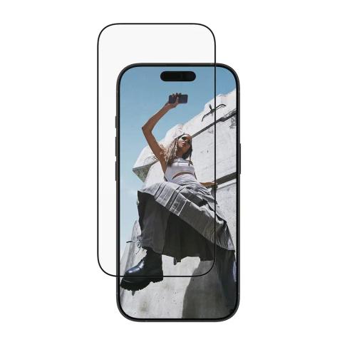 PanzerGlass SAFE. by ® Screen Protector w. Black Frame iPhone 17 | 16 Pro | Ultra-Wide Fit w. EasyAligner Clear screen protector Apple 1 pc(s)