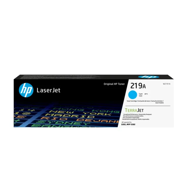 HP 219A Cyan Original LaserJet Toner Cartridge