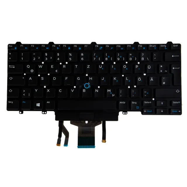 Origin Storage Dell German 81 Keys Keyboard Non-Blacklit Single Point