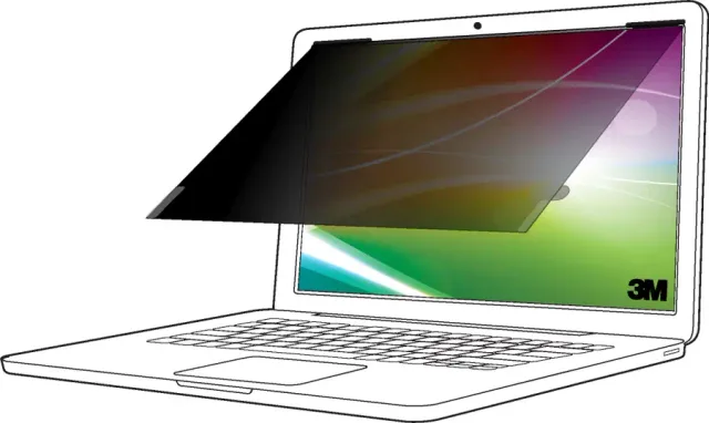 3M Bright Screen Privacy Filter for 14in Laptop, 16:9, BP140W9B