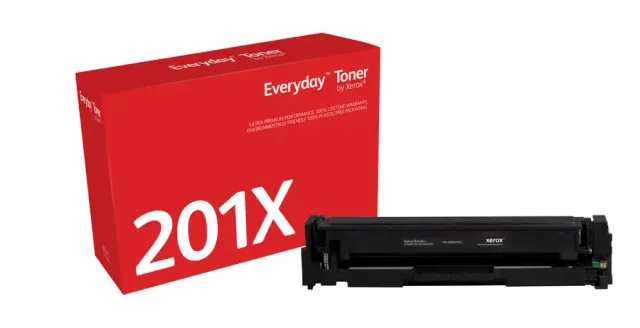 Everyday™ Black Toner by Xerox compatible with HP 201X (CF400X), High capacity
