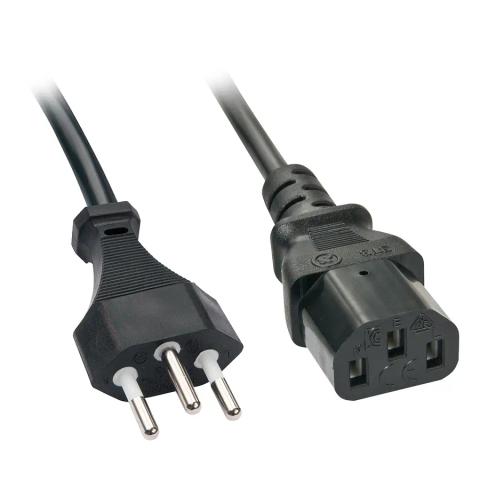 Lindy 30425 power cable Black 0.7 m C13 coupler