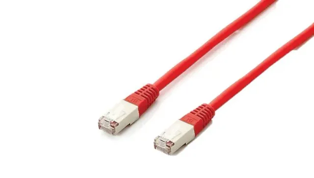 Equip Cat.6A Platinum S/FTP Patch Cable, 2.0m, Red