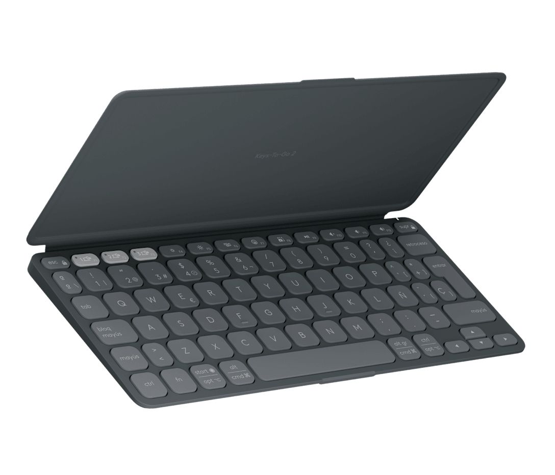 Logitech Keys-To-Go 2 QWERTZ German Bluetooth Graphite