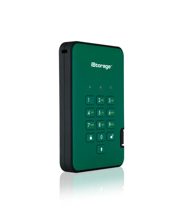 Origin Storage DISKASHUR2 SSD 256-BIT 8TB - GREEN