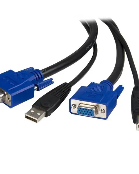 StarTech.com 6 ft 2-in-1 USB KVM Cable