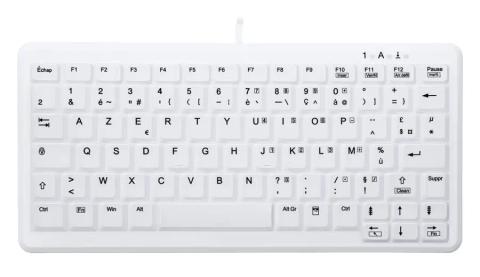 Contour Design Active Key Contour ClassicClean Medical Keyboard Removable Cover Mini Wired White C4110