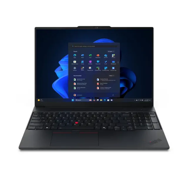 Lenovo ThinkPad E16 Gen 3 (AMD) AMD Ryzen™ 7 250 Laptop 40.6 cm (16") WUXGA 32 GB DDR5-SDRAM 1 TB SSD Wi-Fi 6E (802.11ax) Windows 11 Pro German Black
