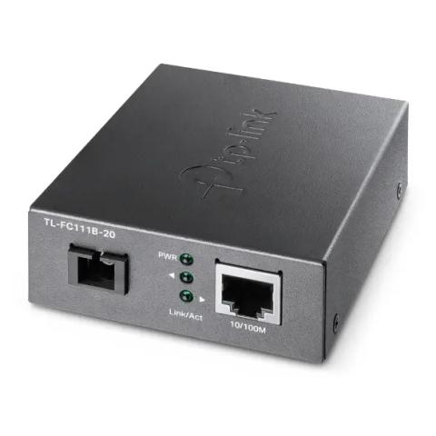 TP-Link Omada 10/100 Mbps RJ45 to 100 Mbps Single-mode SC WDM Bi-Directional Fiber Converter