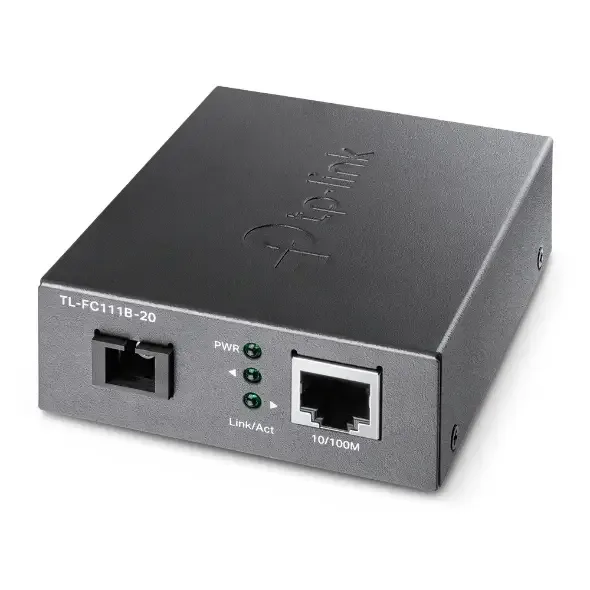 TP-Link Omada 10/100 Mbps RJ45 to 100 Mbps Single-mode SC WDM Bi-Directional Fiber Converter