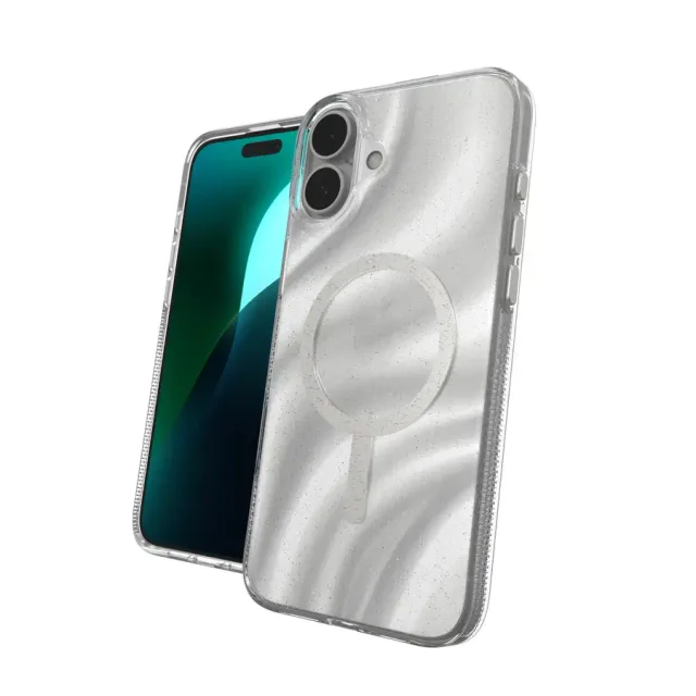ZAGG Cases Milan Snap Apple iPhone 16 Plus Swirl Glitter