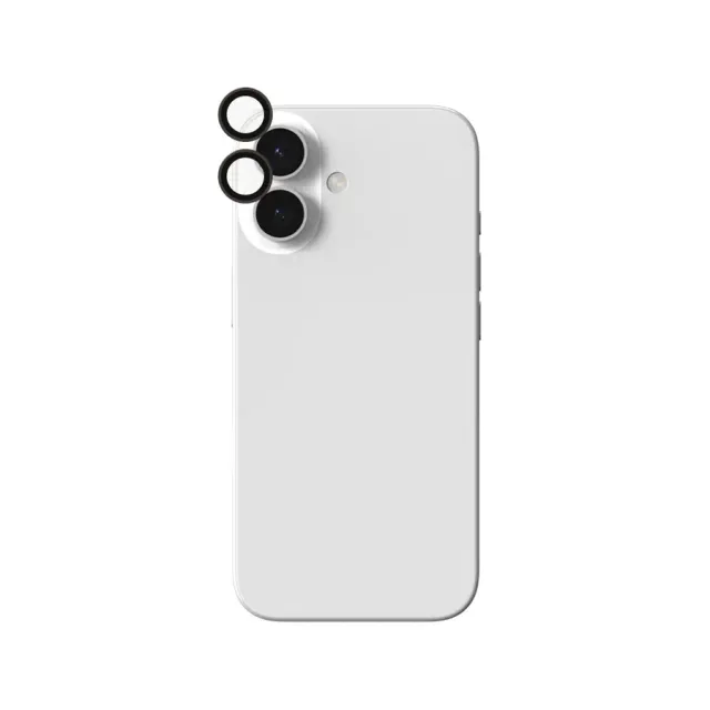 InvisibleShield Glass Elite (CameraRings) Lens Protection For Apple iPhone 17/16/16+ Sandstone