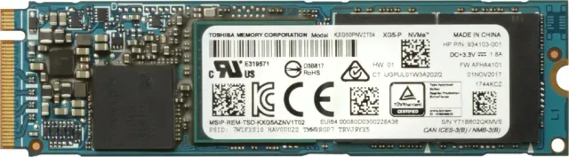 HP Z Turbo Drive Quad Pro 1 TB M.2 PCI Express 3.0 TLC