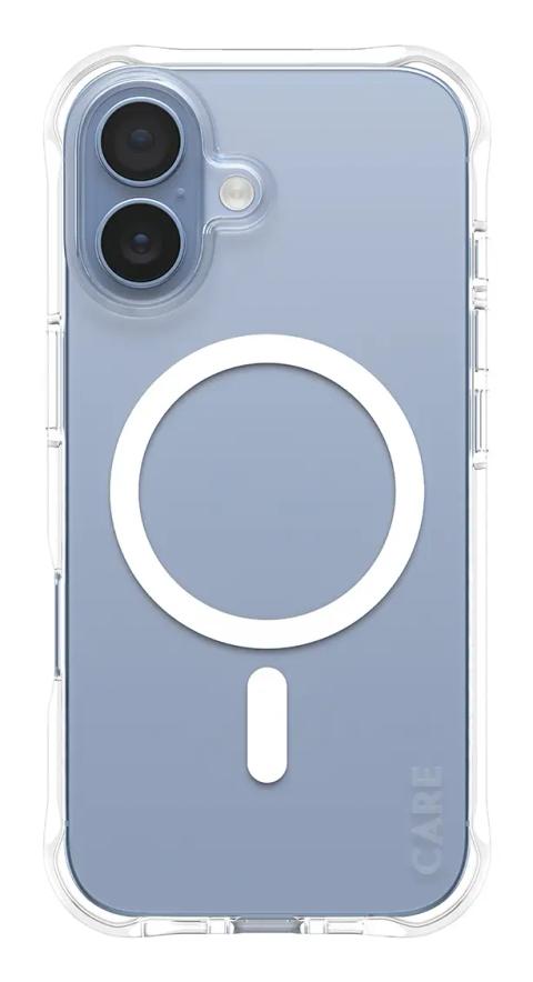 PanzerGlass CARE™ by ® Samba Case Transparent w. White MagSafe iPhone 17
