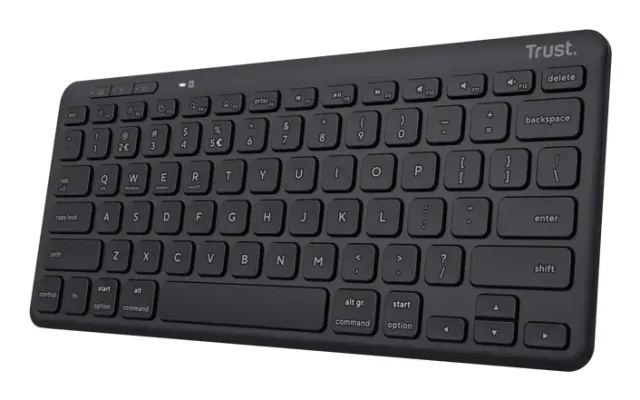Trust Lyra keyboard Universal RF Wireless + Bluetooth QWERTY US English Black