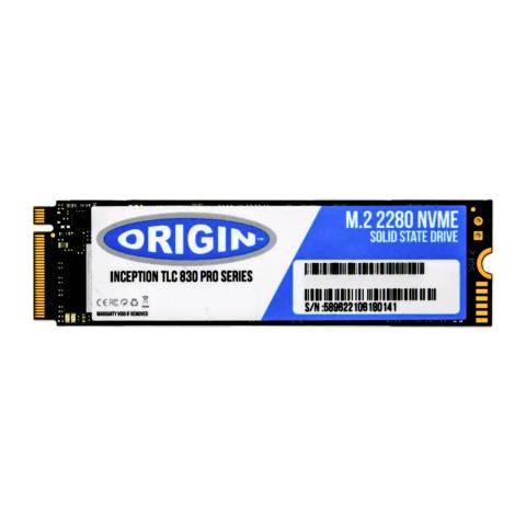 Origin Storage Inception SSD 2TB NVMe M.2 3D TLC 80mm in Hot Swap Caddy