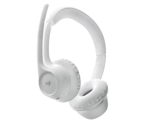 Logitech 981-001417 headphones/headset Wireless Head-band Office/Call center Bluetooth White