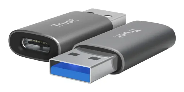 Trust Calyx USB Type-C USB Type-A Grey