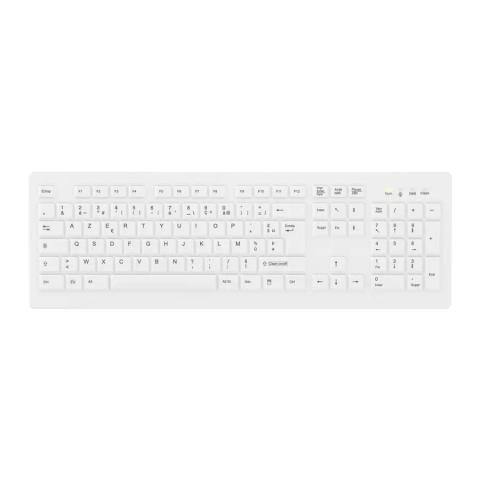 Contour Design Active Key Contour ClassicClean Medical Keyboard Removable Cover Full-Size Wireless White C8100