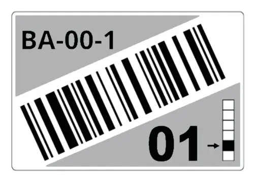 Brother LTZ1A090FCB self-adhesive label Rectangle Grey