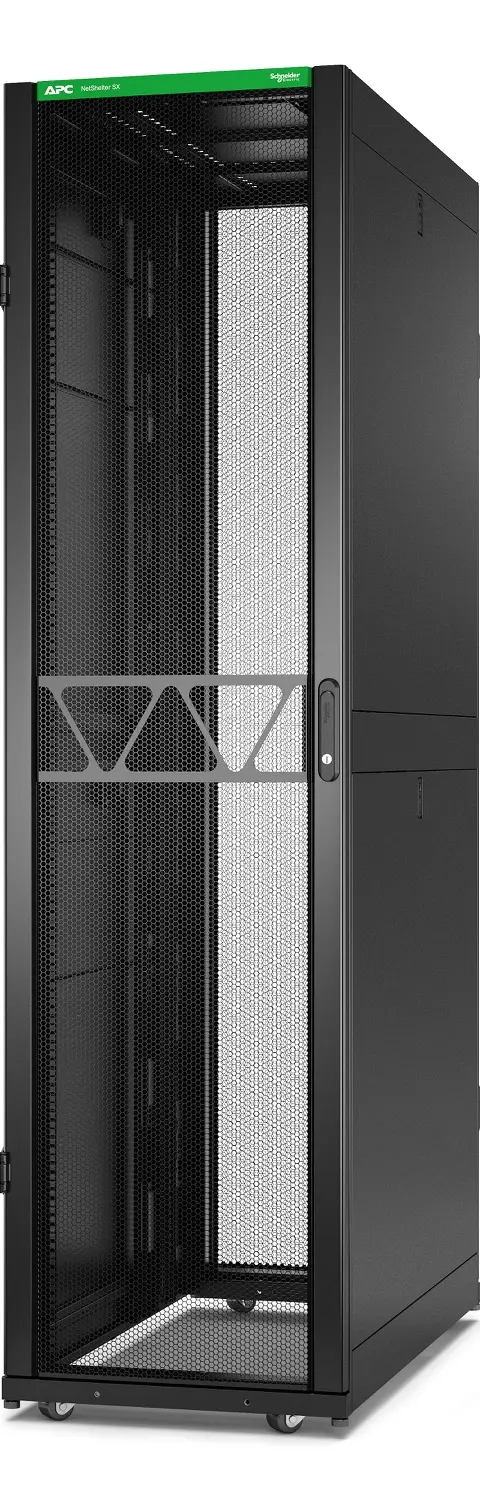 APC NetShelter SX Server Rack Gen 2, 48U, 2258H x 600W x 1200D mm, with Sides, Black