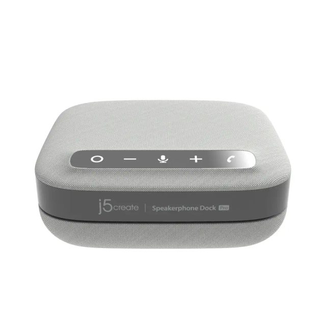 j5create JCDS337 USB-C® Dual 4K Speakerphone Dock Pro, Black