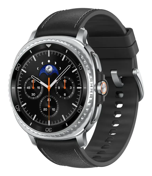 Samsung Galaxy Watch 8 Classic 3.3 cm (1.3") AMOLED 46 mm Digital 438 x 438 pixels Touchscreen Silver Wi-Fi GPS (satellite)