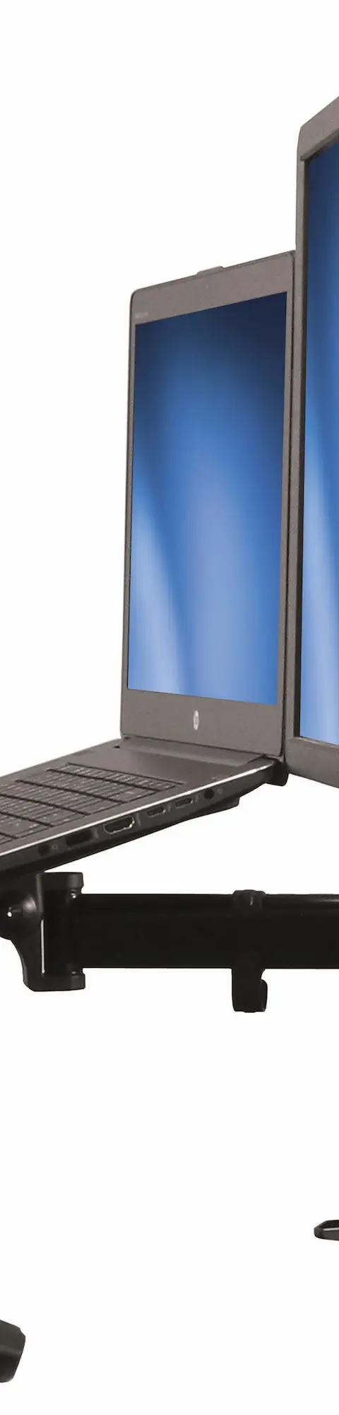 StarTech.com Desk-Mount Monitor Arm with Laptop Stand - Full Motion - Articulating