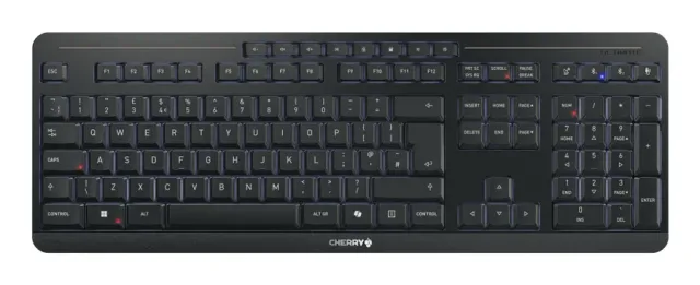CHERRY Stream ultimate keyboard Home/Office USB + RF Wireless + Bluetooth QWERTY UK English Black