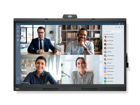 NEC WD551 interactive whiteboard 139.7 cm (55") 3840 x 2160 pixels Touchscreen