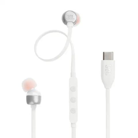 JBL Tune 310C Headset Wired In-ear Calls/Music USB Type-C White