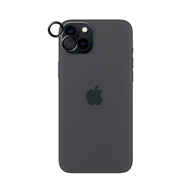 PanzerGlass ® Hoops® Metal Camera Lens Protector Black iPhone 15 | 15 Plus Clear screen protector Apple 1 pc(s)