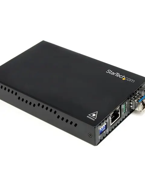 StarTech.com Fiber Media Converter Gigabit 1000Mbps MM Fibre LC 550m