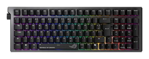 ASUS ROG Strix Morph 96 Wireless keyboard Gaming USB + RF Wireless + Bluetooth QWERTZ German Black